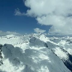 Flugwegposition um 10:56:59: Aufgenommen in der Nähe von Mallnitz, Österreich in 2876 Meter